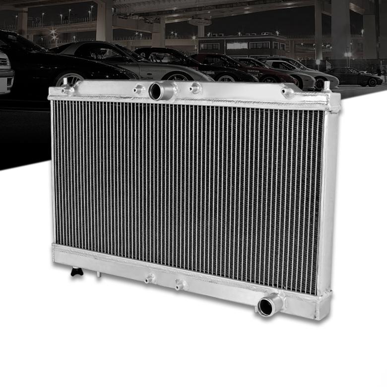 95-99 mit eclipse/-98 talon dsm 2g 2-row/core full aluminum racing radiator mt