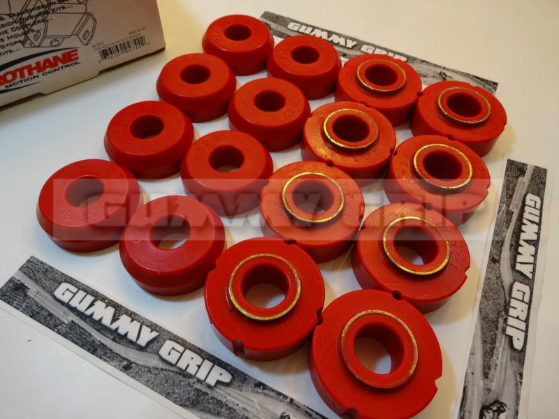 Prothane polyurethane body mount bushing set 66-77 ford bronco  6-101 *