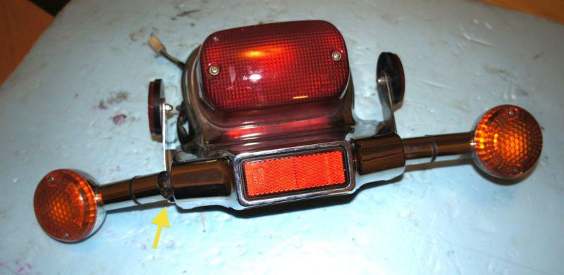 04 05 03 01 02 vl800 volusia  bulvard rear light brake stop turn signal bracket