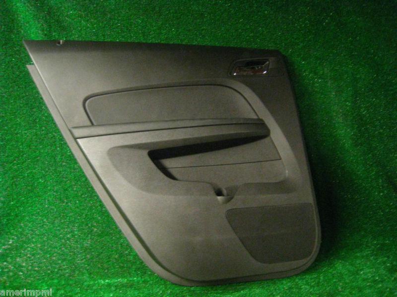 2012 chevy equinox lh rear passenger door panel skin trim cover jet black