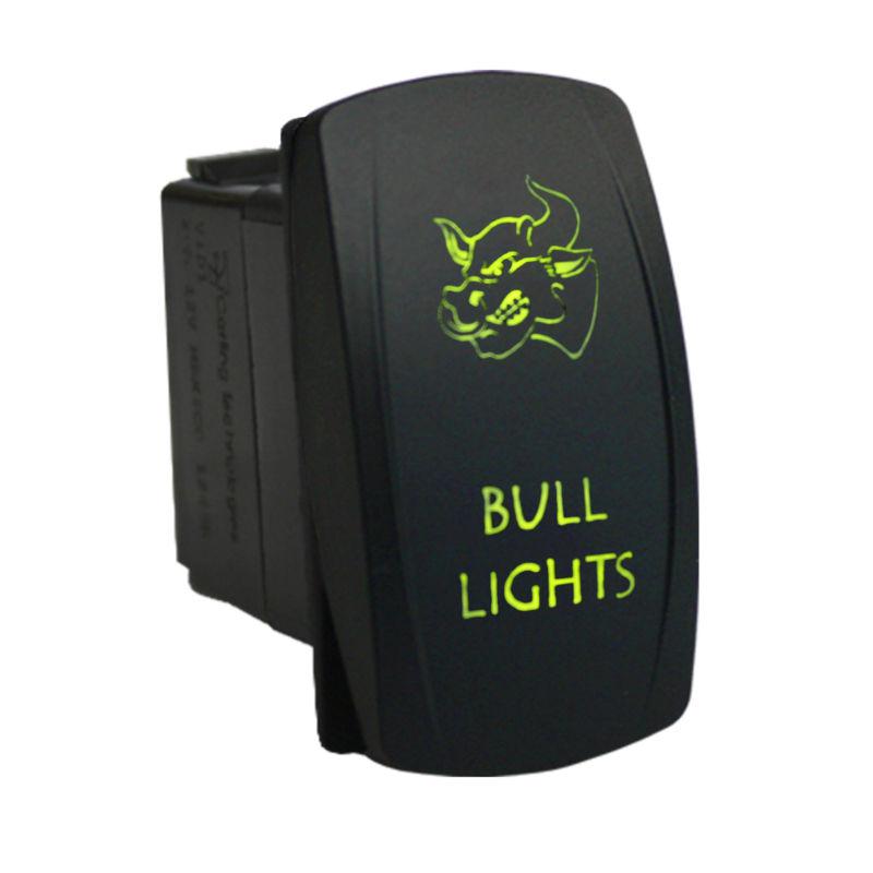 Rocker switch 628g 12 volt bull lights carling laser etch fj cruiser tundra 4x4