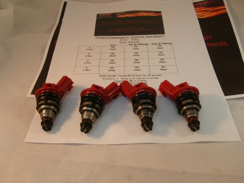 Nissan 1995-98 200sx  2.0l set of 4 stock plug & play  fuel injectors