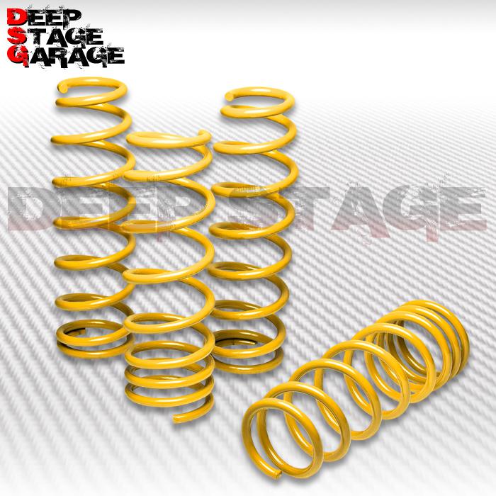 1" drop sport suspension lowering spring jdm 00-09 honda s2000 ap1 ap2 cr yellow