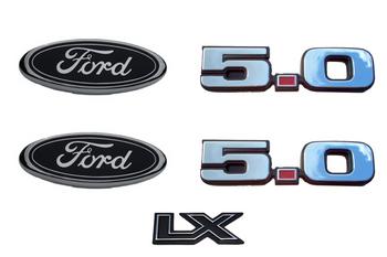 1985 & 1986 mustang lx emblem kit