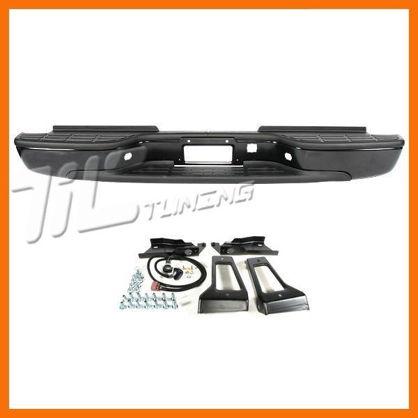 01-06 chevy silverado hd fleetside r pad step bumper face bar assembly back