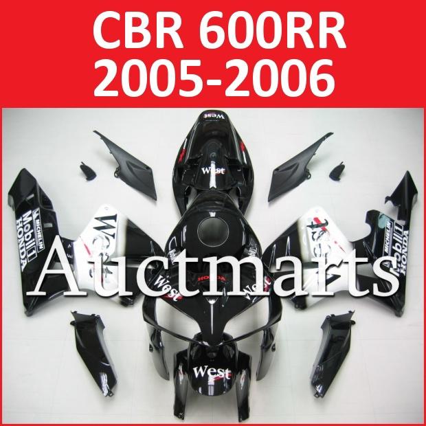 Fit honda 05 06 cbr600rr cbr 600 rr 2005 2006 fairing kit abs plastics b19 a11