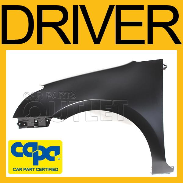 2007-2012 nissan sentra driver left front fender primered steel capa replacement