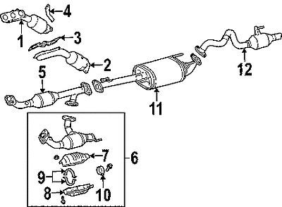 Toyota 1717331010 genuine oem factory original manifold gasket