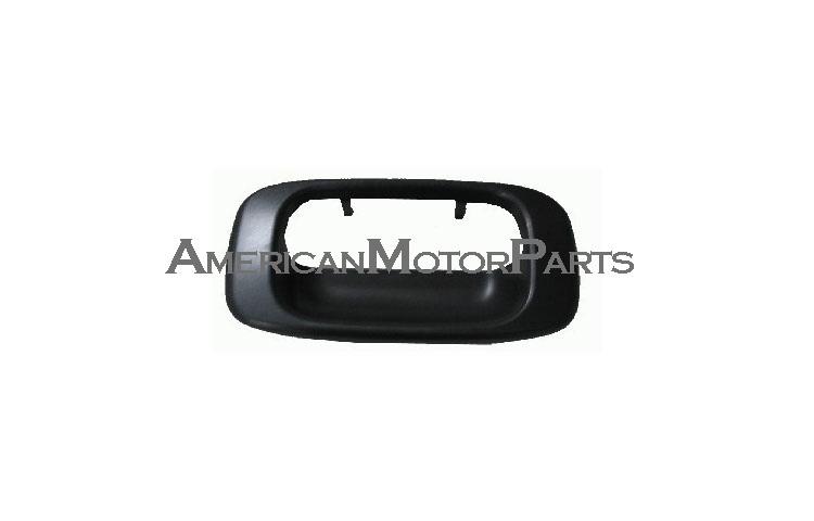 Replacement outside texture blk tailgate handle bezel chevy gmc silverado sierra