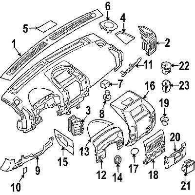 Nissan 969679fd0b genuine oem factory original cup holder