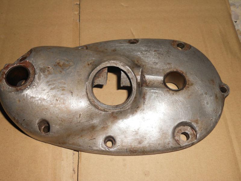 Triumph motorcycle g- box kick side cover ? , t 411 , used item