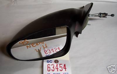 Dodge 95-99 neon side view mirror left black/cable 1995 1996 1997 1998 1999