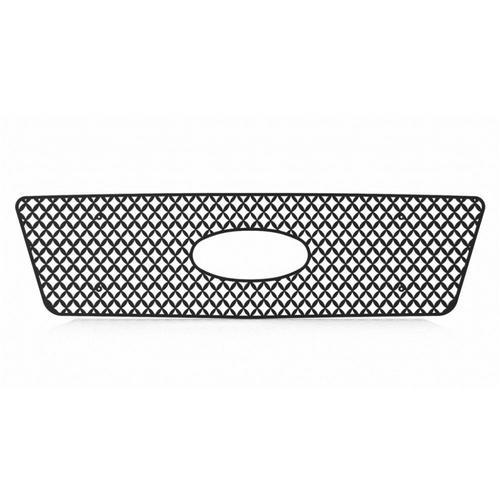 Ford f150 04-08 honeycomb-style diamond mesh black powdercoat truck grill add-on