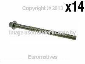 Volvo s80 s90 xc90 cylinder head bolt set (x14 bolts) studs screws 960 v90