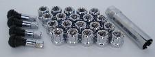 12x1.5 open ended spline tuner lug nuts rims honda civic acura toyota scion 20 