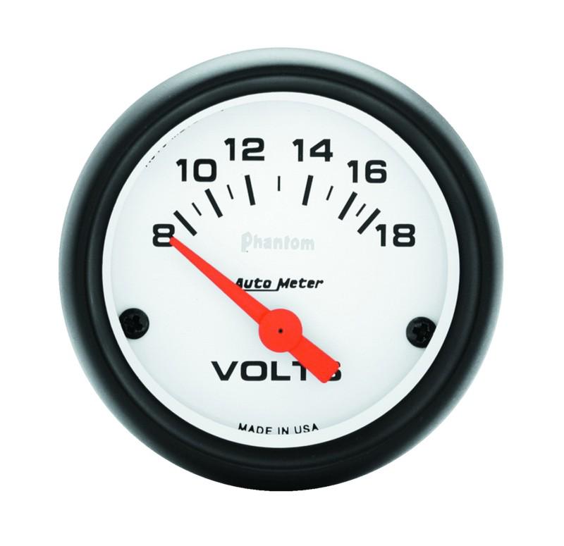 Auto meter 5791 phantom; electric voltmeter gauge