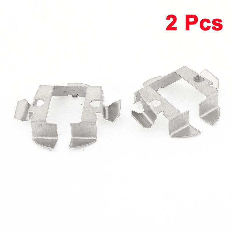 2 pcs h7 hid xenon headlamp bulbs adapters holders for audi a6