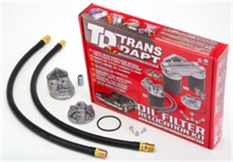 Trans-dapt performance products 1158 single oil filter relocation kit