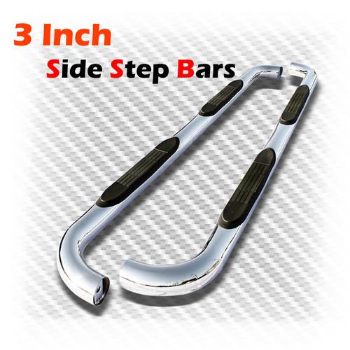 98-03 dodge durango 4dr stainless steel 3" side step nerf bars running board