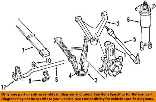 Chevrolet gm oem 22064827 rear shock absorber/shock absorber