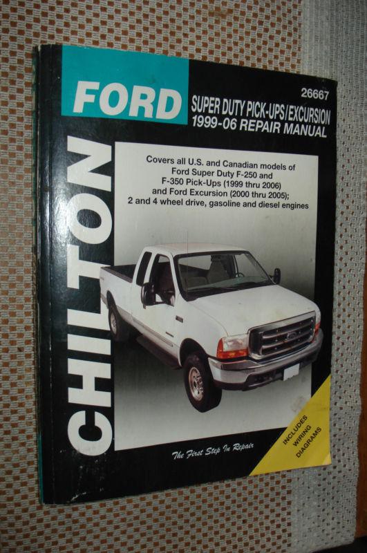 1999-2006 ford super duty truck and excursion shop manual service book 05 04 03 