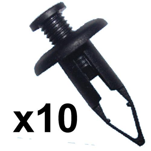 9mm hole large screw fit bumper trim clip fixing x10