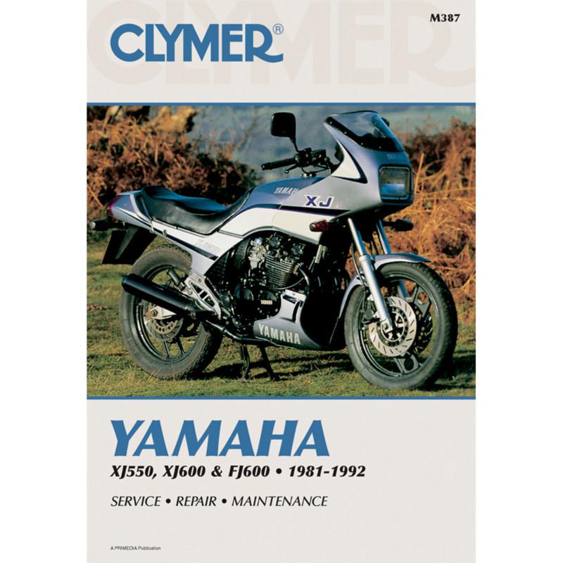 Clymer m387 repair service manual yamaha xj550/600, fj600 1981-1992