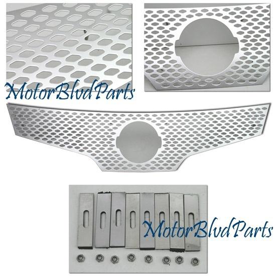 07-09 nissan altima coupe stainless mesh grille chrome