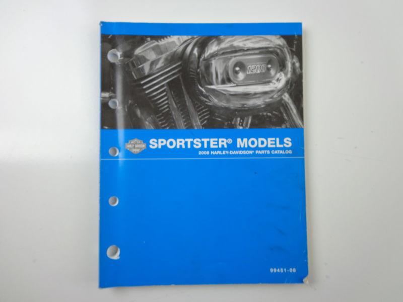 Harley davidson 2008 sportster models parts catalog 99451-08