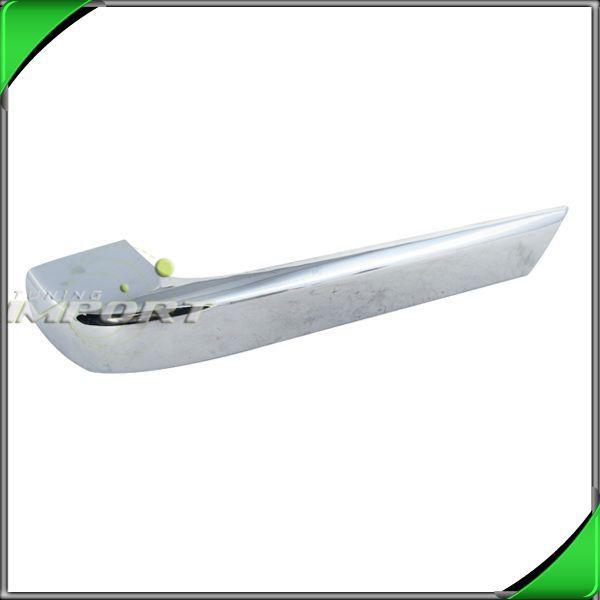 96-98 nissan pathfinder chrome wo flare rear passenger rh bumper end side cover