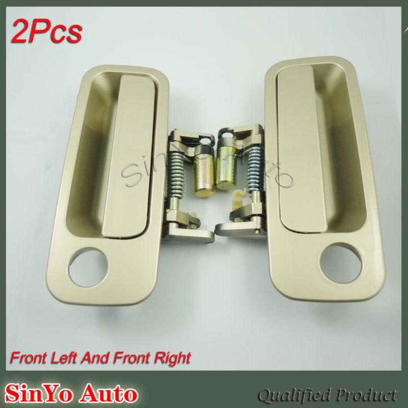 New door handle driver outside beige front right left fit for toyota camry 97-01