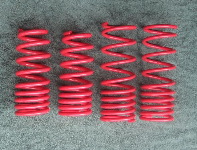 4 new lotek sport lowering springs 86-92 toyota supra