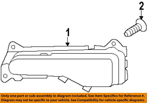 Kia oem 922021u200 fog light-fog lamp