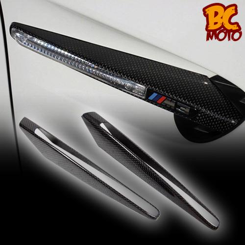 Carbon fiber bmw 3-series e90 e92 e93 m3 side grille cover marker trim ▼