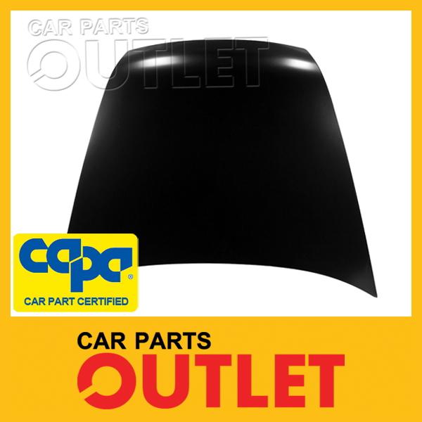 03-07 honda accord sedan primed steel hood panel capa new lx ex l4 v6 w/o hybrid