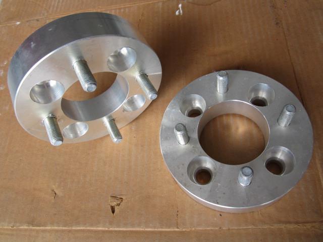 2pcs golf cart or atv wheel spacers 4x4" adapters to 4x100mm rims 1-3/8" wide