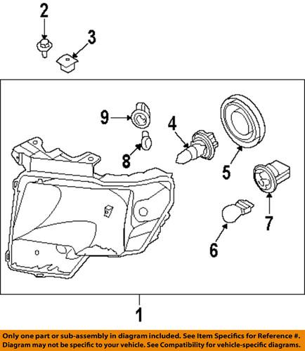 Ford oem dl3z-13008-eb headlight bulb