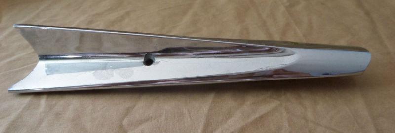 Vintage ford galaxie fairlane fender moulding chrome ornament trim #p-3756817-c3