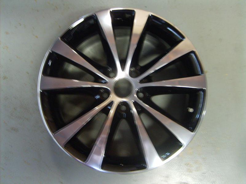 2011-2012 chrysler 200 wheel, 8x7, 5 split spoke polished/black