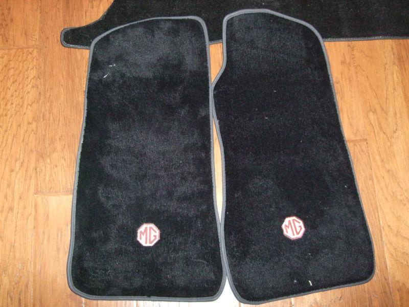 Mgb embroidered floor mats and shelf mat