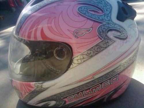 Fulmer (pink) ladies motorcycle helmet size m