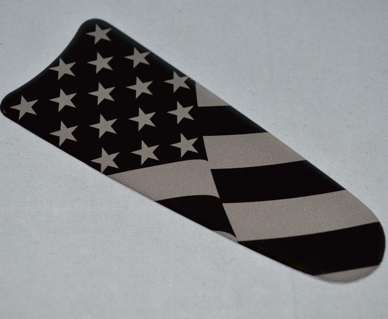 Cb intercom "ghost us flag" dash insert decal for 2003-2007 harley ultra classic