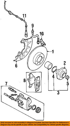 Volkswagen oem 1j0698151j disc brake pad/brake pad or shoe, front