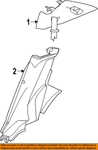 Chrysler oem xr13dx9ah interior-upper quarter trim