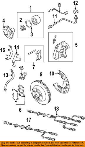 Volkswagen oem 7l6615149a disc brake caliper/front brake caliper