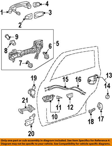 Toyota oem 6905047070 door lock motor/door lock actuator motor