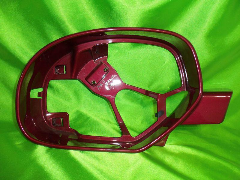 07 08 09 10 11 escalade silverado left  mirror glass frame oem red jewel h2-47