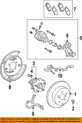 Lexus oem 895160e040 rear abs wheel sensor/abs wheel speed sensor