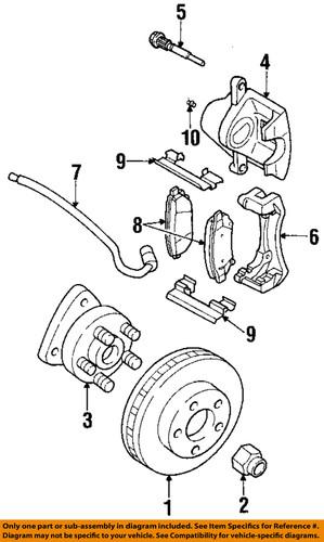 Gm oem 25846360 brake bleeder screw/disc brake bleeder screw cap