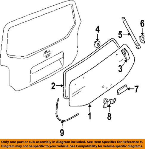 Nissan oem 90458ea500 lift gate-stay bracket